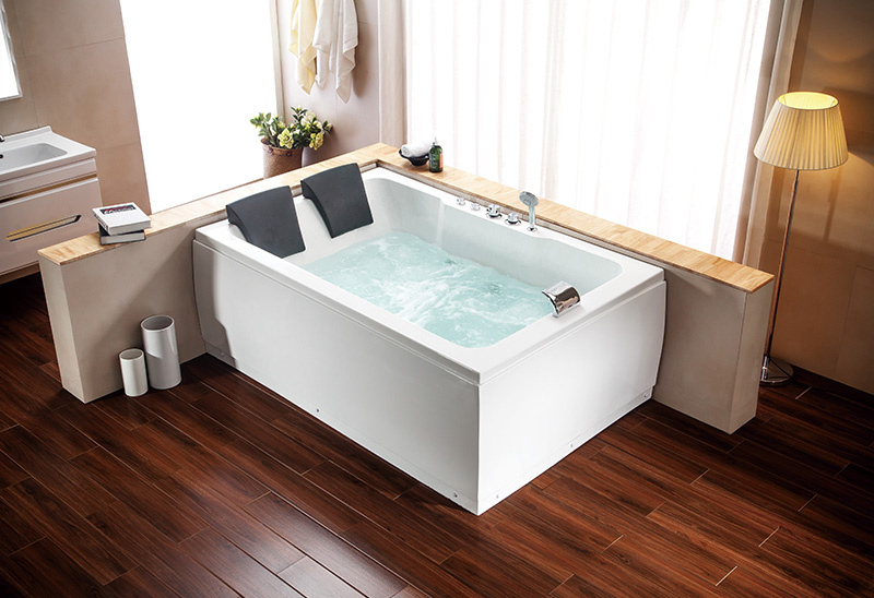 A051 180cm To personers massasjebadekar Jacuzzi funksjon